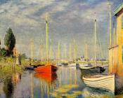 克劳德 莫奈 : Yachts at Argenteuil